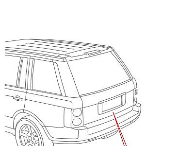 502ABV ДВЕРЬ БАГАЖНОГО ОТДЕЛЕНИЯ  Range Rover (L322)