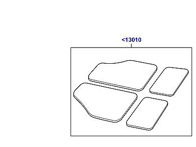 503ACA ОТДЕЛКА ПОЛА  Range Rover (L322)