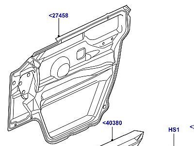 503ACQ УСТАНОВКА ОТДЕЛКИ ПЕРЕДНЕЙ ДВЕРИ  Range Rover (L322)
