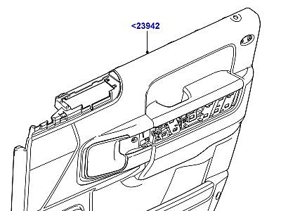 503ADW ПАНЕЛИ ОТДЕЛКИ ПЕРЕДНИХ ДВЕРЕЙ  Range Rover (L322)