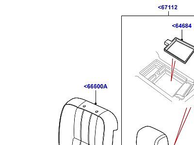 507AGZ ОБИВКА ЗАДНИХ СИДЕНИЙ  Range Rover (L322)