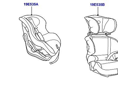 507AHQ ДЕТСКОЕ СИДЕНЬЕ АКСЕССУАРЫ  Range Rover (L322)