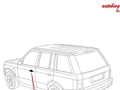 510AJO ОРГАНЫ УПРАВЛЕНИЯ ЗАМКАМИ ПЕРЕДНИХ ДВЕРЕЙ  Range Rover (L322)