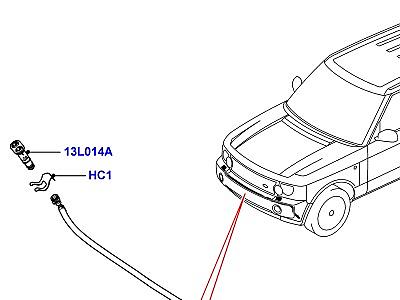511AKC СИСТЕМА ОМЫВАНИЯ ФАР  Range Rover (L322)