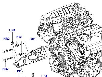 517ALM ОПОРА ДВИГАТЕЛЯ  Range Rover (L322)