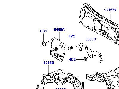 519AMA ПЕРЕДНИЕ ИЗОЛЯТОРЫ  Range Rover (L322)
