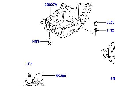519AMH БРЫЗГОВИКИ ТЕПЛОЗАЩИТНЫЕ ЭКРАНЫ  Range Rover (L322)