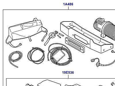 101AAU АВАРИЙНОЕ И ЗАЩИТНОЕ ОБОРУДОВАНИЕ АКСЕССУАРЫ ВНЕШНИЙ(ЕЕ)  Range Rover Sport (L320)