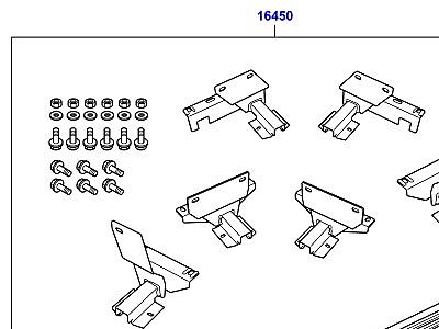 102ABV ЗАЩИТНЫЕ РЕШЕТКИ И ЩИТКИ ВНИЗУ КУЗОВА АКСЕССУАРЫ  Range Rover Sport (L320)