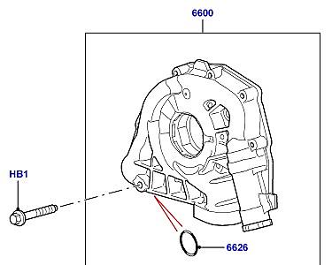 301AAUD МАСЛЯНЫЙ НАСОС 4.2 БЕНЗИН V8 SUPERCHRGED  Range Rover Sport (L320)