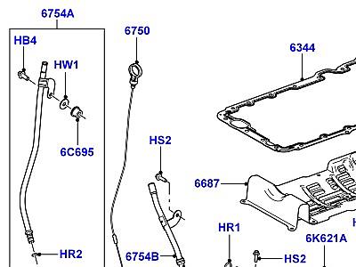 301ABDA МАСЛЯНЫЙ КАРТЕР, УКАЗАТЕЛЬ УРОВНЯ МАСЛА 3.6 V8 32V DOHC EFI ДИЗЕЛЬ  Range Rover Sport (L320)