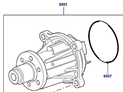 302ABP9 НАСОС ОХЛАЖДАЮЩЕЙ ЖИДКОСТИ 3.6 V8 32V DOHC EFI ДИЗЕЛЬ  Range Rover Sport (L320)