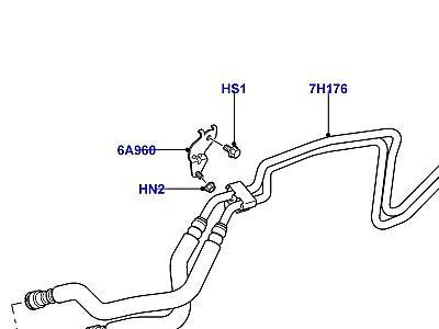 314AGYL СИСТЕМЫ ОХЛАЖДЕНИЯ КОРОБКИ ПЕРЕДАЧ 6 SPEED AUTOMATIC (ZF)  Range Rover Sport (L320)