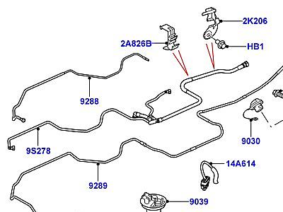 323AJPD ТОПЛИВНЫЙ БАК И СОПУТСТВУЮЩИЕ ЭЛЕМЕНТЫ 4.2 БЕНЗИН V8 SUPERCHRGED АВТОМОБИЛИ, ОБОРУДОВАННЫЕ ТОПЛИВНЫМ БАКОМ 10MY С 2 ВЕНТИЛЯЦИОННЫМИ ТРУБОПРОВОДАМИ ЭТОТ РАЗДЕЛ ОТНОСИТСЯ К TSB LTB00293  Range Rover Sport (L320)