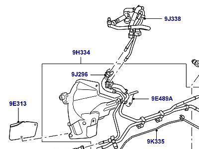 323AJU6 ТОПЛИВНЫЕ МАГИСТРАЛИ 3.0 ДИЗЕЛЬ 24V DOHC TC  Range Rover Sport (L320)
