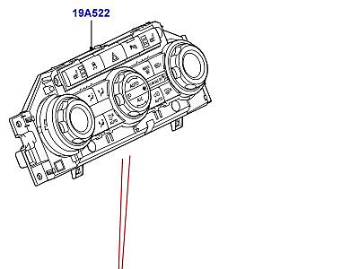 403ACE ОРГАНЫ УПРАВЛЕНИЯ ОТОПИТЕЛЕМ И КОНДИЦИОНЕРОМ  Range Rover Sport (L320)