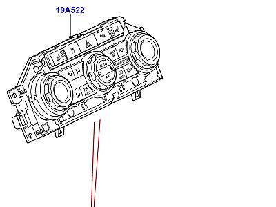 403ACF ОРГАНЫ УПРАВЛЕНИЯ ОТОПИТЕЛЕМ И КОНДИЦИОНЕРОМ  Range Rover Sport (L320)