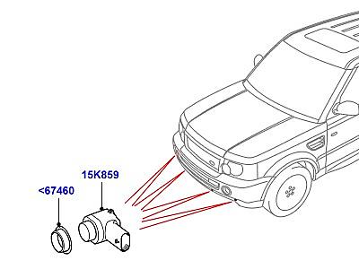 405ACL СИСТЕМА ПОМОЩИ ПРИ ПАРКОВКЕ  Range Rover Sport (L320)