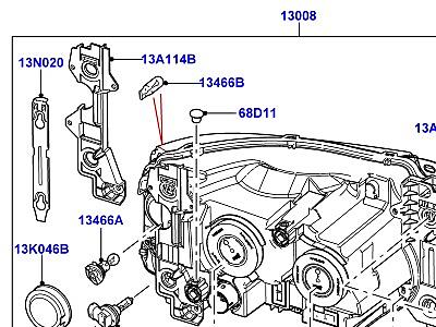 415AEH ФАРЫ И ПЕРЕДН.УКАЗ.ПОВОРОТА  Range Rover Sport (L320)
