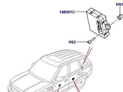 420AHK МОДУЛИ И ДАТЧИКИ АВТОМОБИЛЯ ДВЕРЬ  Range Rover Sport (L320)