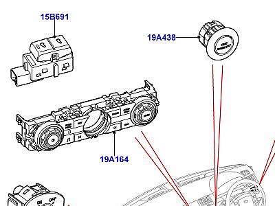 420AHN ПЕРЕКЛЮЧАТЕЛИ ПАНЕЛЬ ПРИБОРОВ И КОНСОЛЬ  Range Rover Sport (L320)