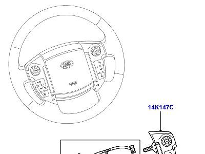 420AHQ ПЕРЕКЛЮЧАТЕЛИ STEERING WHEEL  Range Rover Sport (L320)