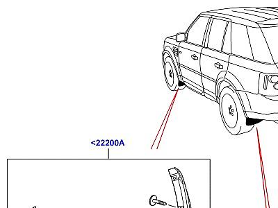 500AAS БРЫЗГОВИКИ  Range Rover Sport (L320)