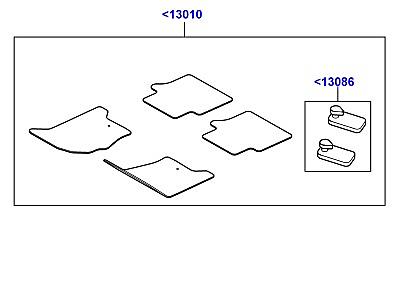503ABZ ОТДЕЛКА ПОЛА  Range Rover Sport (L320)