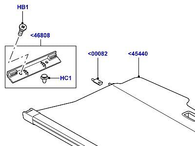 503ADP ОТДЕЛКА БАГАЖНОГО ОТДЕЛЕНИЯ БАГАЖНЫЙ ЛОТОК  Range Rover Sport (L320)