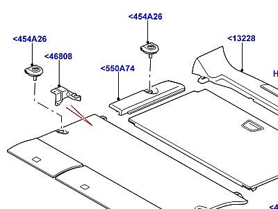 503ADQ ОТДЕЛКА БАГАЖНОГО ОТДЕЛЕНИЯ ПОЛ  Range Rover Sport (L320)