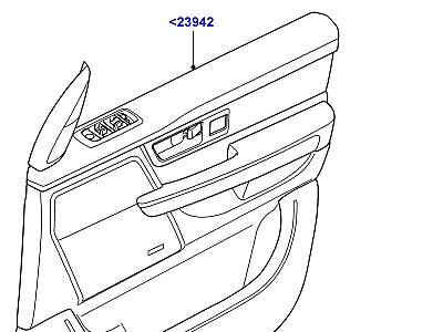503ADV ПАНЕЛИ ОТДЕЛКИ ПЕРЕДНИХ ДВЕРЕЙ  Range Rover Sport (L320)