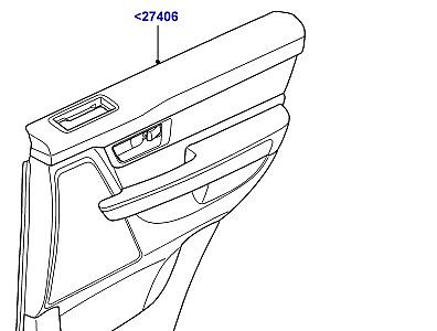 503ADZ ПАНЕЛИ ОТДЕЛКИ ЗАДНИХ ДВЕРЕЙ  Range Rover Sport (L320)