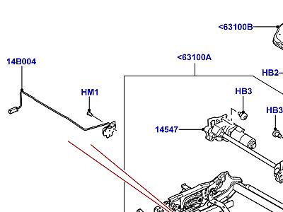 507AGB ОСНОВАНИЕ ПЕРЕДНЕГО СИДЕНЬЯ  Range Rover Sport (L320)