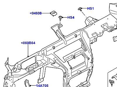 509AIK ПАНЕЛЬ ПРИБОРОВ ВНУТРЕННИЕ ЭЛЕМЕНТЫ  Range Rover Sport (L320)
