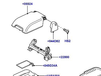 509AIS НАПОЛЬНАЯ КОНСОЛЬ ДЛЯ ВЕЩЕВЫХ ОТСЕКОВ И КРЫШЕК  Range Rover Sport (L320)