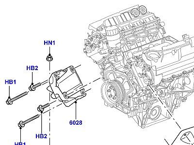 517ALM ОПОРА ДВИГАТЕЛЯ  Range Rover Sport (L320)