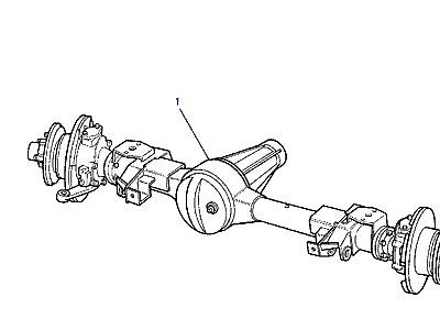 B02030 FRONT AXLE В СБОРЕ  Range Rover Classic