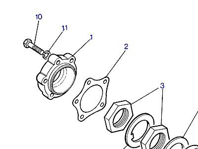 B02035 FRONT HUBS-ABS  Range Rover Classic