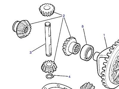 B05015 CROWNWHEEL & PINION  Range Rover Classic
