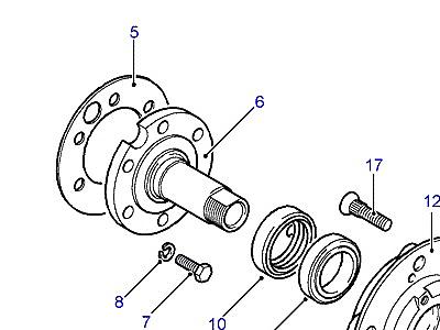 B05030 HUBS AND ПРИВОДНОЙ ВАЛS  Range Rover Classic