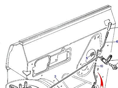 C01065 DOOR LOCKS REAR  Range Rover Classic