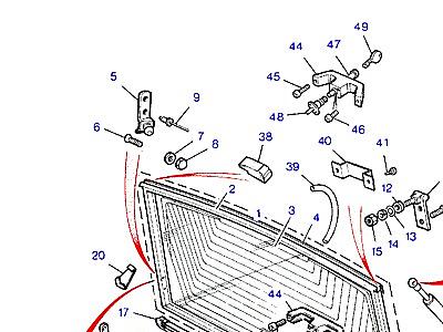 C01310 TAILGATE В СБОРЕ -UPPER  Range Rover Classic