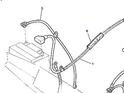 D02005 BATTERY CABLES  Range Rover Classic