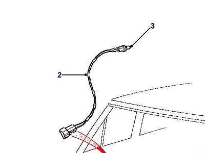 D02045 HARNESS-G/BOX & РУЧНОЙ ТОРМОЗ SWITCH-FROM (V) DA274121 (2DR) & DA273923 (4DR) TO EA351032  Range Rover Classic