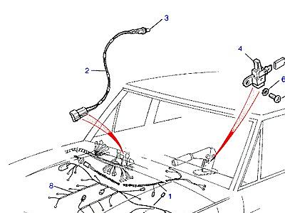 D02050 HARNESS-G/BOX & РУЧНОЙ ТОРМОЗ SWITCH-FROM (V) DA274121 (2DR) & DA273923 (4DR) TO EA351032  Range Rover Classic