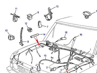 D02060 HARNESS-MAIN  Range Rover Classic