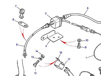 D02065 HARNESS-SAFETY-AUDIBLE WARNING-SAUDI ARABIA ONLY  Range Rover Classic