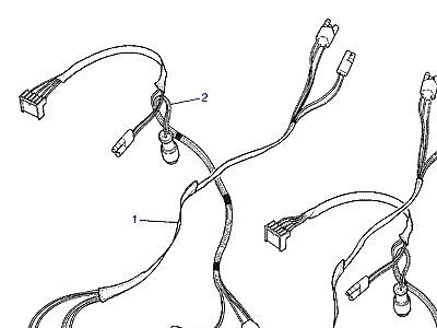 D02080 HARNESS - WINDOW LIFT  Range Rover Classic