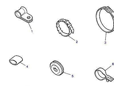 D03005 CABLE CLIPS  Range Rover Classic