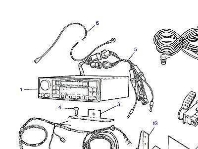 D06010 RADIO CASSETTE  Range Rover Classic